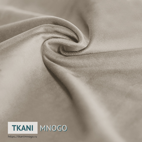 Фото “АМО-4” (однотонный серый) - ткани бархата