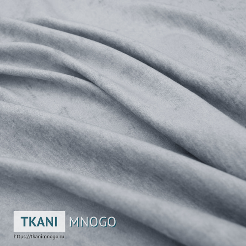 Фото фактуры велюра “2” (однотонный голубой)