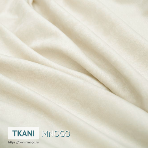 Фото обивки велюра “8” (однотонный белый)