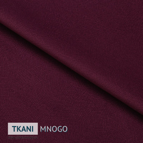 Фото ткани велюра “14” (однотонный бордовый)