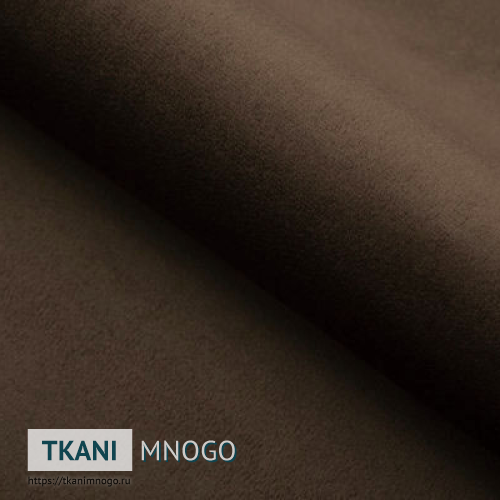 Фото внешнего вида велюра “34” (однотонный коричневый)