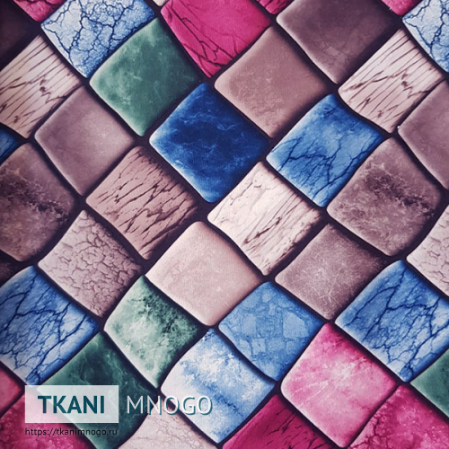 Фото фактуры микровелюра “104-10” ромб.